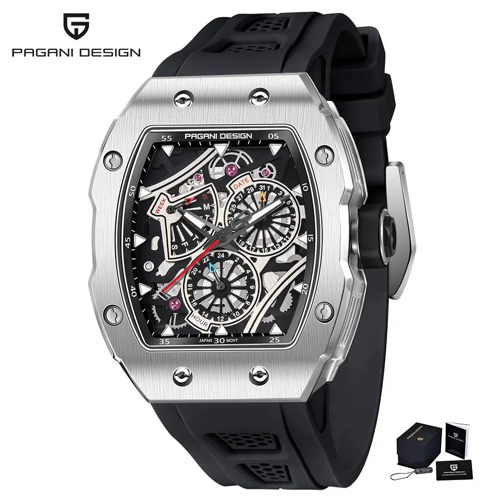 2024 New PAGANI DESIGN Mens Watches Quartz Top Brand Luxury Wristwatch Men Automatic Time Watch for Men Waterproof Sapphire
