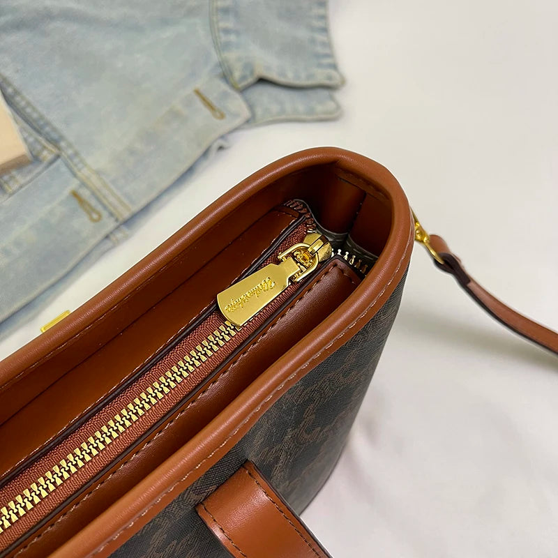 Women's Tote Bag, Simple and Elegant, Light Luxury Brand with Versatile Functions and Temperament