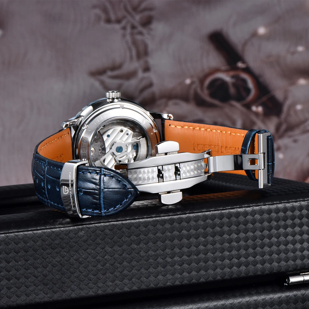 PAGANI DESIGN 2025 New 42MM Pilot Watch Fashion Leisure Mechanical Watch Night Light Automatic Men's Watch 100m Waterproof