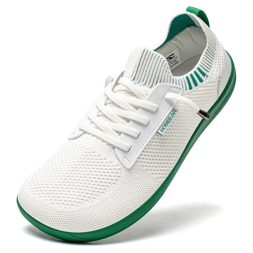 HOBIBEAR Wide Toe Barefoot Shoes Mens Womens Slip-On Minimalist Walking Sneakers Shoes | Zero Drop Sole | Breathable Mesh