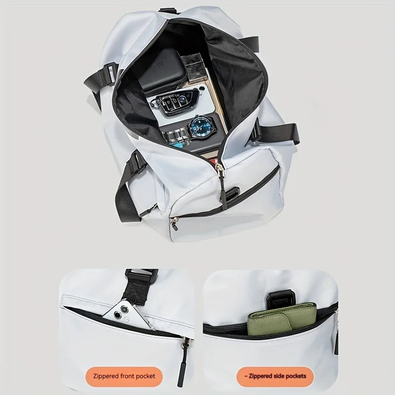Lightweight Gym Bag Swimming Waterproof Excursion Bag Women's Large Capacity Business Trip Handbag Sports Crossbody
