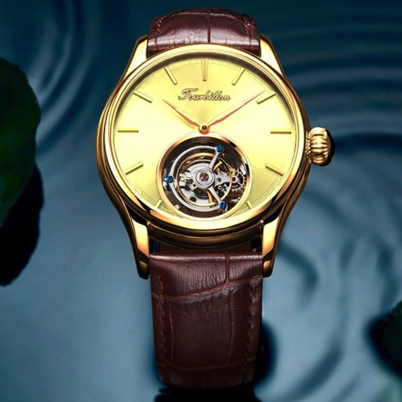 AESOP New Original Real Flying Tourbillon Movement Watch For Men Waterproof Mechanical Watches Men Sapphire Brand Official Store