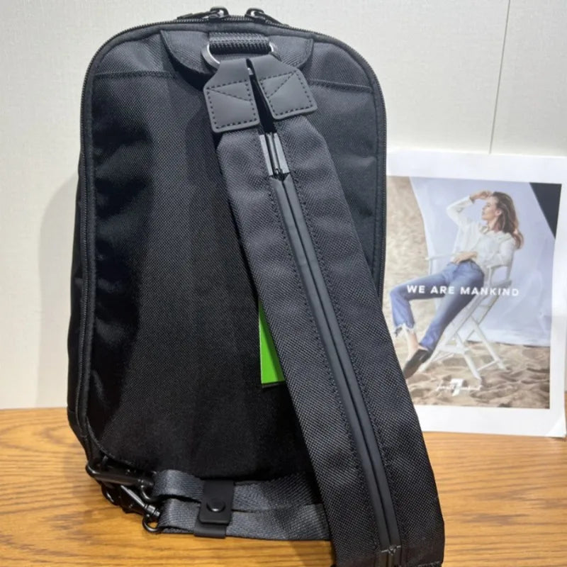 Ballistic Nylon Shoulder Bag ALPHA Men's Chest Bag Multifunctional Backpack IPad Crossbody Bag 232743