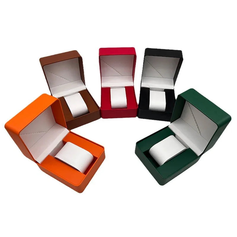 Embers Watch Box Men Women Watch organizer Green Red Black Jewelry Watch storage case Watch gift box