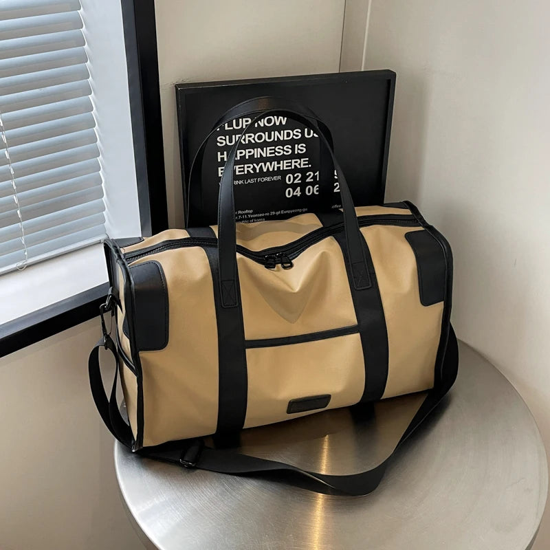 Large-Capacity Travel Bag for Short-Distance Business Trips, Lightweight Storage Bag, Luggage Bag, Fitness Bag, Single Shoulder