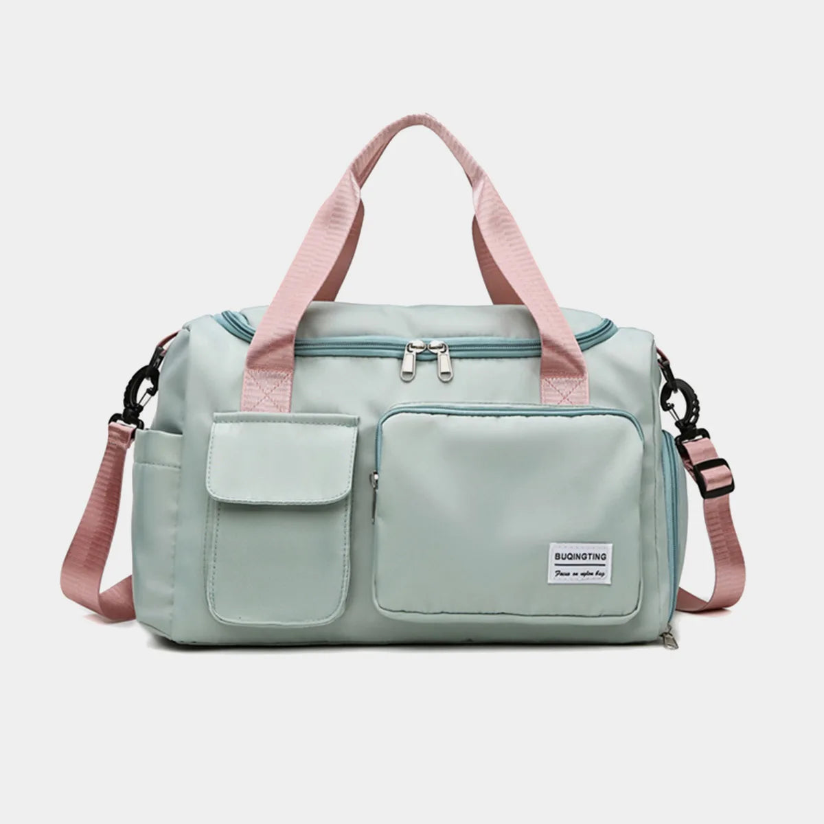Unixinu Carry on Travel Bag Large Capacity Weekender Overnight Duffle Bags with Shoe Compartment Sports Fitness Bags for Women