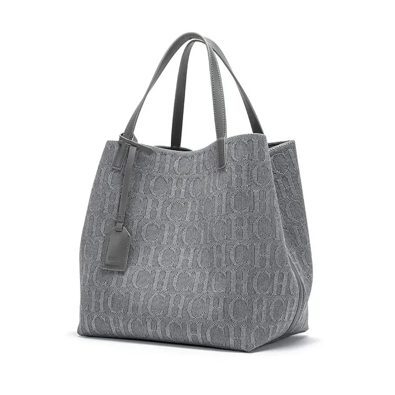 Women's Handbags Fashionable Classic Solid Color Outer Bag High Quality Craftsmanship Large Capacity Bag Carolina Herrera