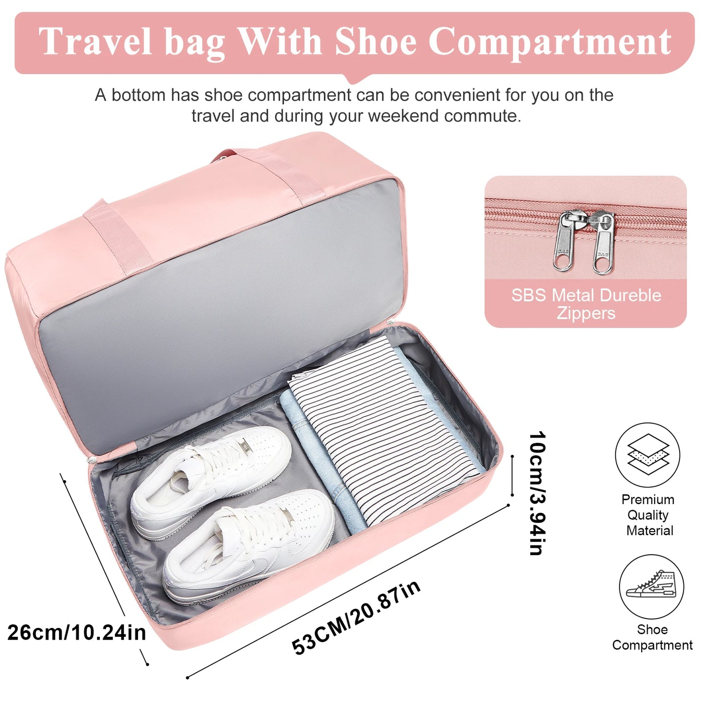 Women's Travel Bags for Luggage Handbag Large Capacity Tote Bag Airport Carry-On, Business Trip, Sports Bags，Hospital Holdalls ﻿