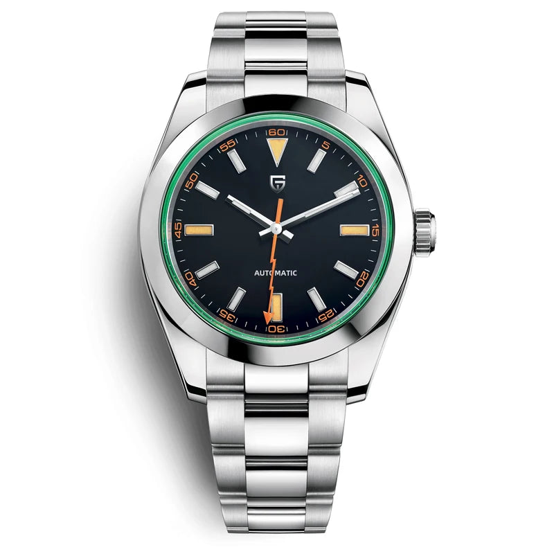 PAGANI DESIGN Men's Watches Luxury Automatic Watch for Men Green Glass Mechanical Watches AR Sapphire glass Wristwatch Men 2025