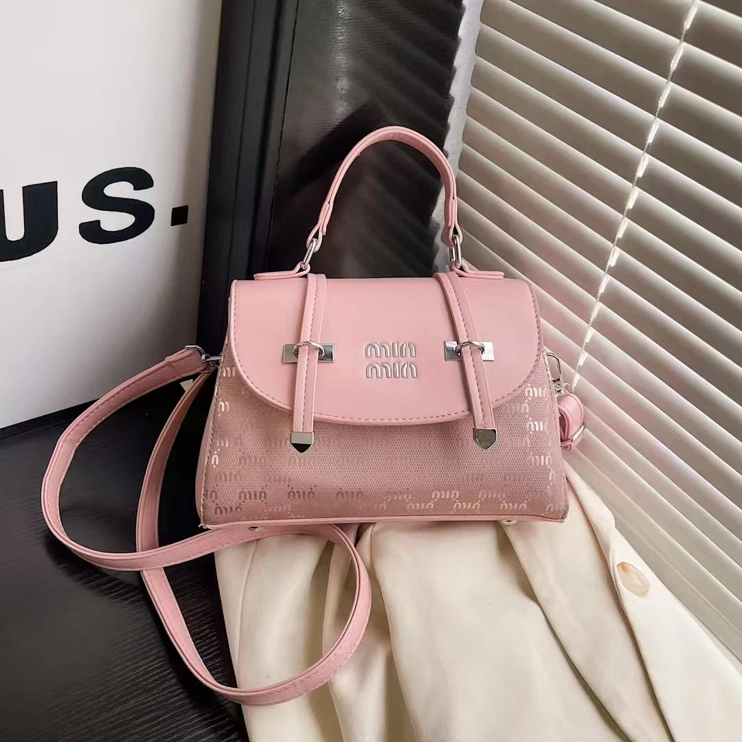 High-End Leather Handbag For Ladies, Women's Shoulder Bag Practical Design, Crossbody Bag Famous Brand
