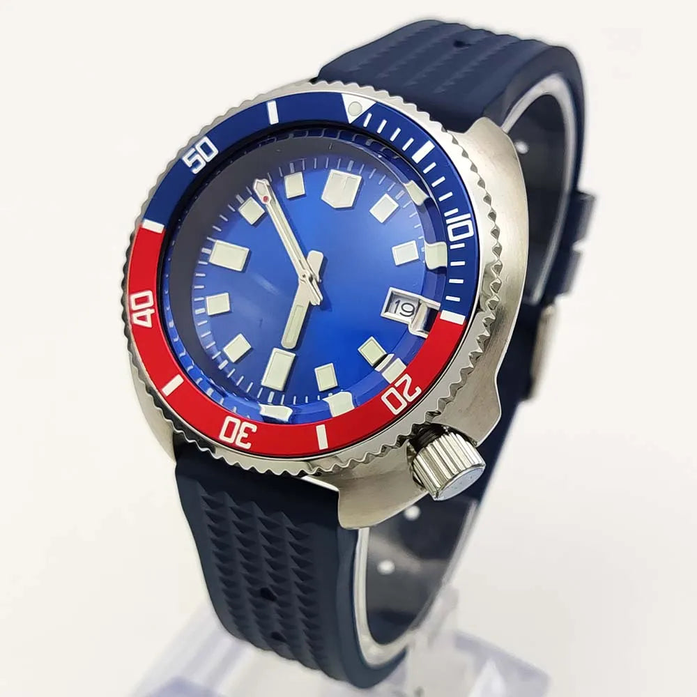 41mm Sports Mechanical Watch Men's Japanese NH35 Sapphire Stainless Steel Case Automatic Watch Clock