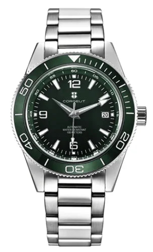 Luxury Corgeut Men's Watch 41mm Ceramic Bezel Waterproof 100m Sapphire Mechanical Diver Military NH35 8215 Automatic RELOJ