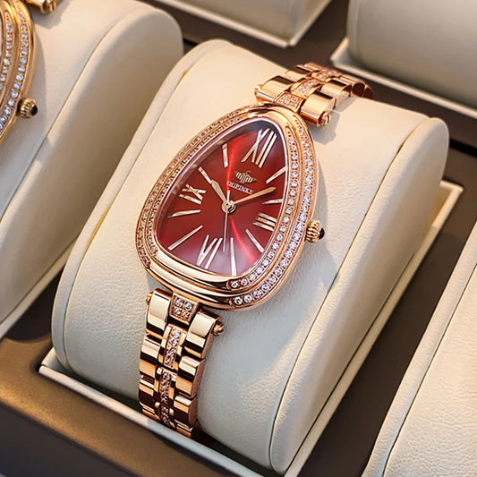 OUPINKE Quartz Wtch for Women Swiss Certification Wristwatch