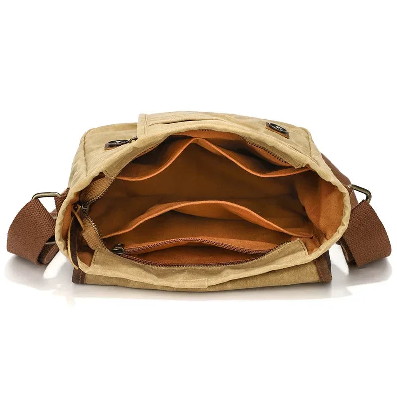 M532 New Arrive Multifunction Casual Vintage Messenger Bag Men's Shoulder Bag Batik Waterproof Canvas Bag Cross Body Sling Bags