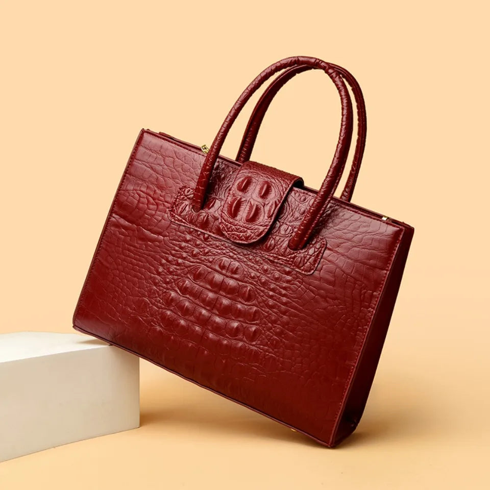 Women's crocodile PU Leather Handbags Ladies Large Tote Bag Female Shoulder Bags Bolsas Femininas Fashion Crossbody Bags Purse