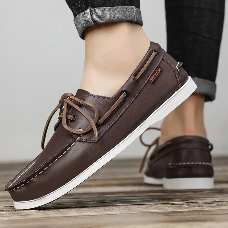 Men Loafer Shoes High Quality Handmade Wear-Resistant Genuine Leather Casual Shoes Business Luxury Dress Designer Shoes Driving