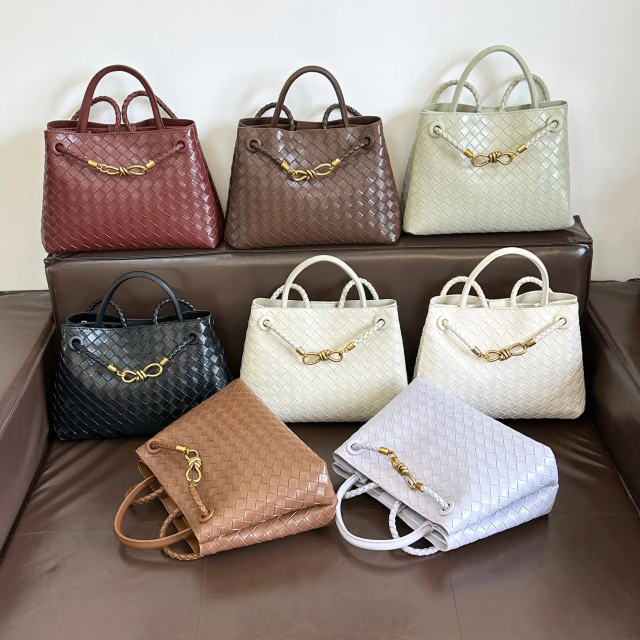 Women's Bags, Woven Bags, Shoulder Bags, Fashion and Leisure Niche High-end Textured Handbags 2025 New Models