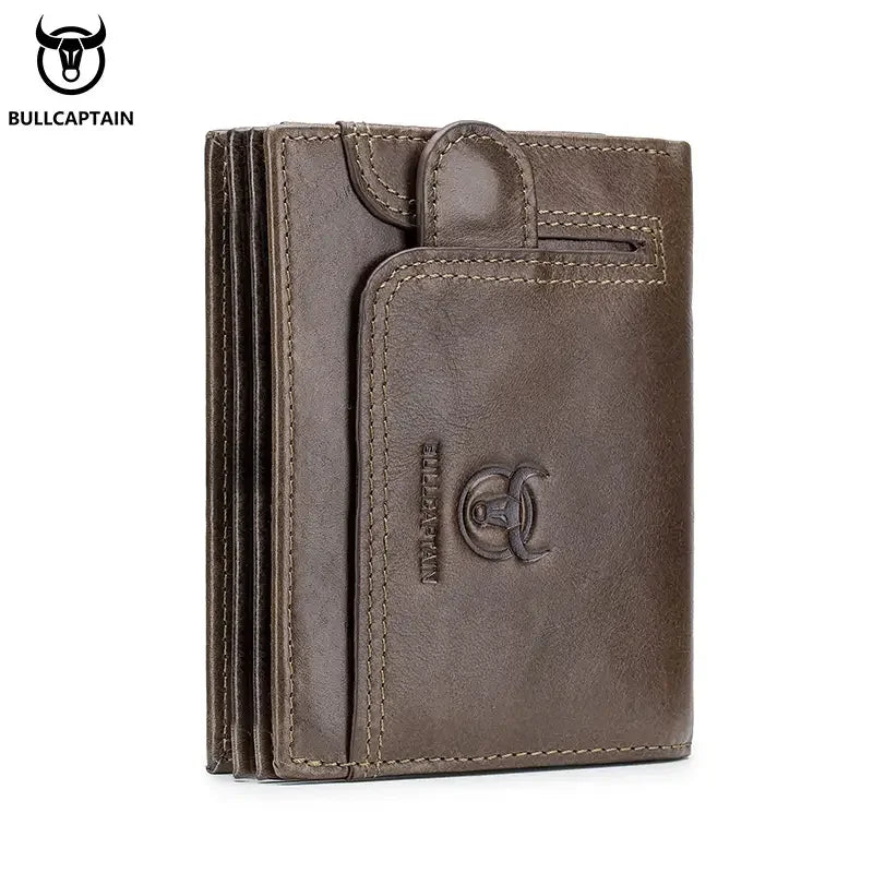 Leather Large-capacity Men's Wallet Driver's License Retro Leather Wallet Multi-card Thickened Credit Card Wallet Fashion Wallet