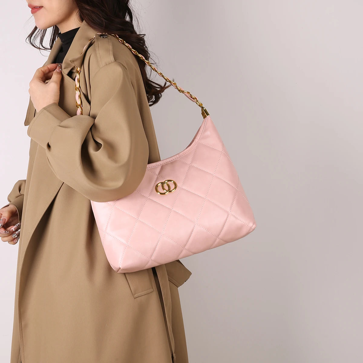 Classic Leather Handbags For Women, Ladies Tote Bag With Detachable Strap, Famous Designer Crossbody Purse