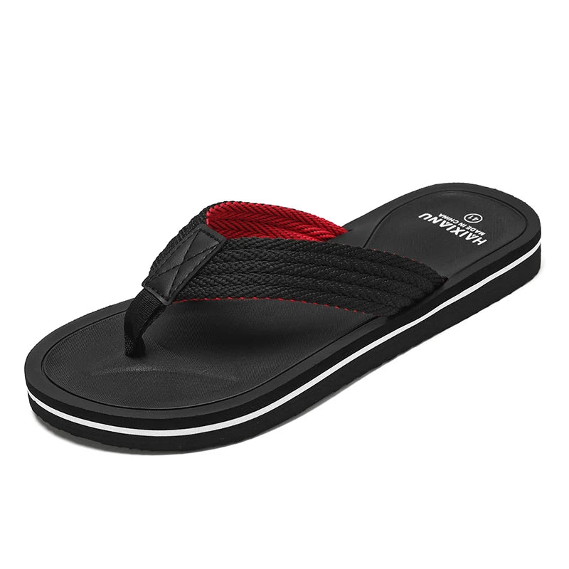 New Sandals Shoes Men Summer Men Flip Flops High Quality Beach Sandals Anti-slip Zapatos Hombre Casual Shoes 2025 Man Slippers