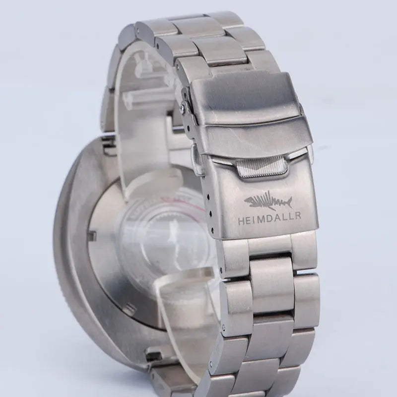 HEIMDALLR Turtle Men Diver Watch Titanium Case Sapphire Crystal NH35 Automatic Movement Mechanical Wristwatches Waterproof 20Bar