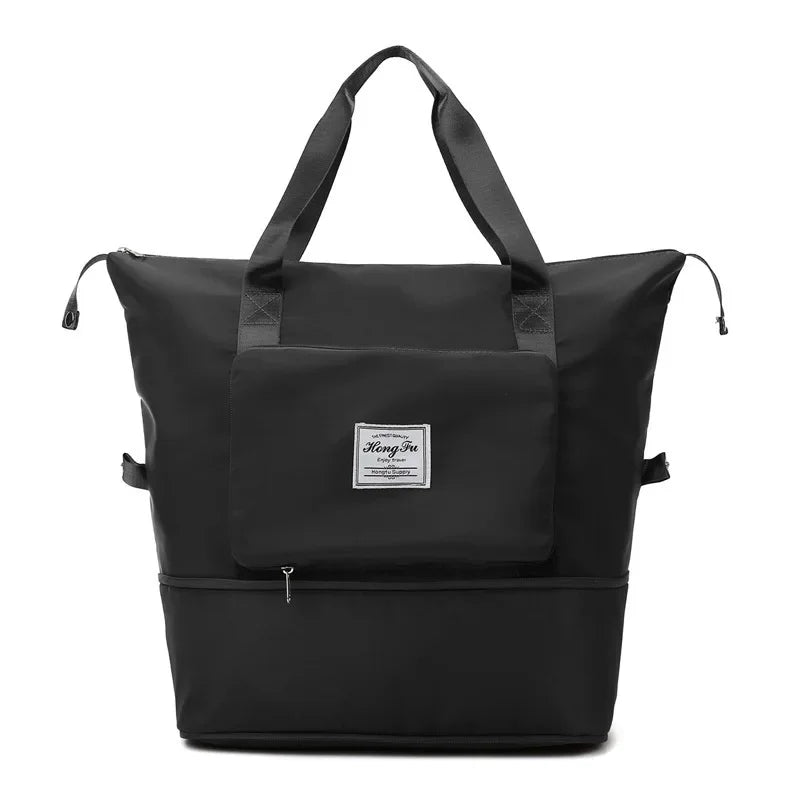 Customizable Women Foldable Large Capacity Women Gym Bags Shoulder Bag Women Training Travel Handle Handbag