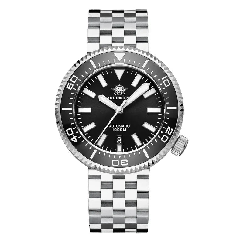 ADDIESDIVE MY-H6 1000m Men's Diving Watch Sapphire Glass Automatic Mechanical Wristwatch Super Luminous Calendar Luxury Watches