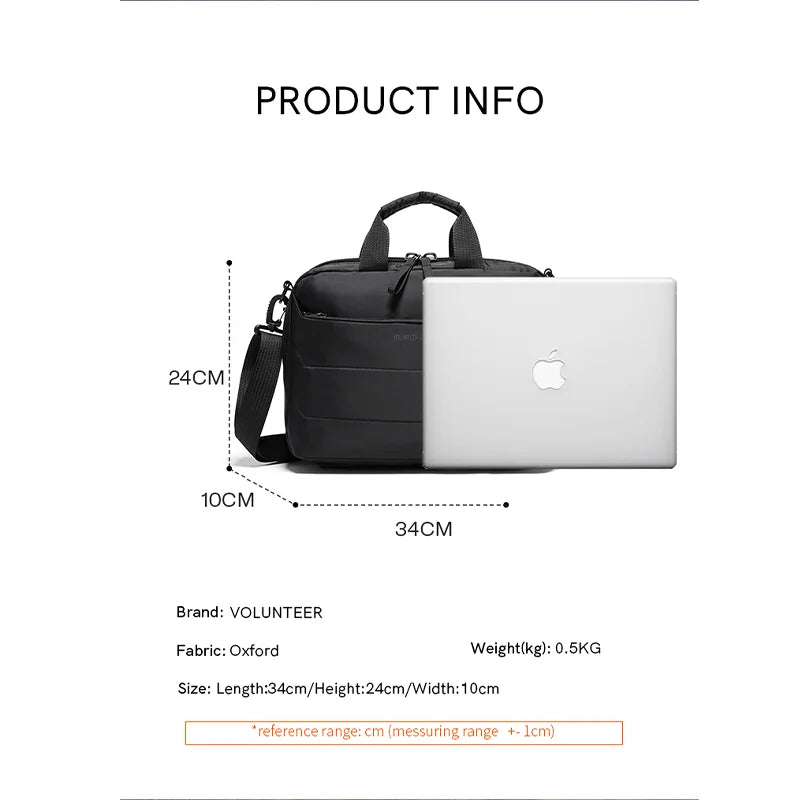Volunteer Shoulder Bag for Men 2023 New Stylish Oxford Cloth Multi-pocket Travel Capacity High Quality Crossbody Bags 1713-02
