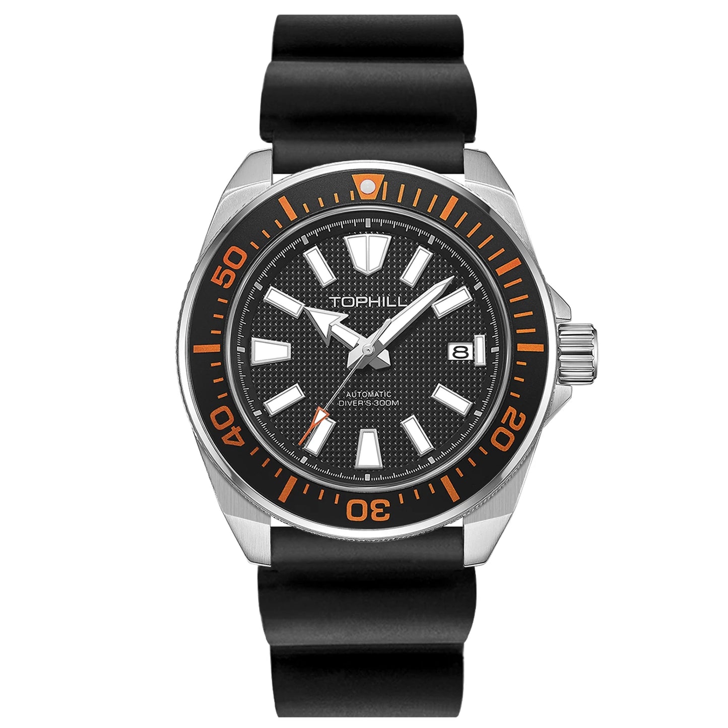 TOPHILL Men's Automatic Watches Men Dive Watch 300m Waterproof Mechanical Wristwatch NH35 Super Luminous Clocks Sapphire Mirror