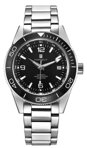 Luxury Corgeut Men's Watch 41mm Ceramic Bezel Waterproof 100m Sapphire Mechanical Diver Military NH35 8215 Automatic RELOJ