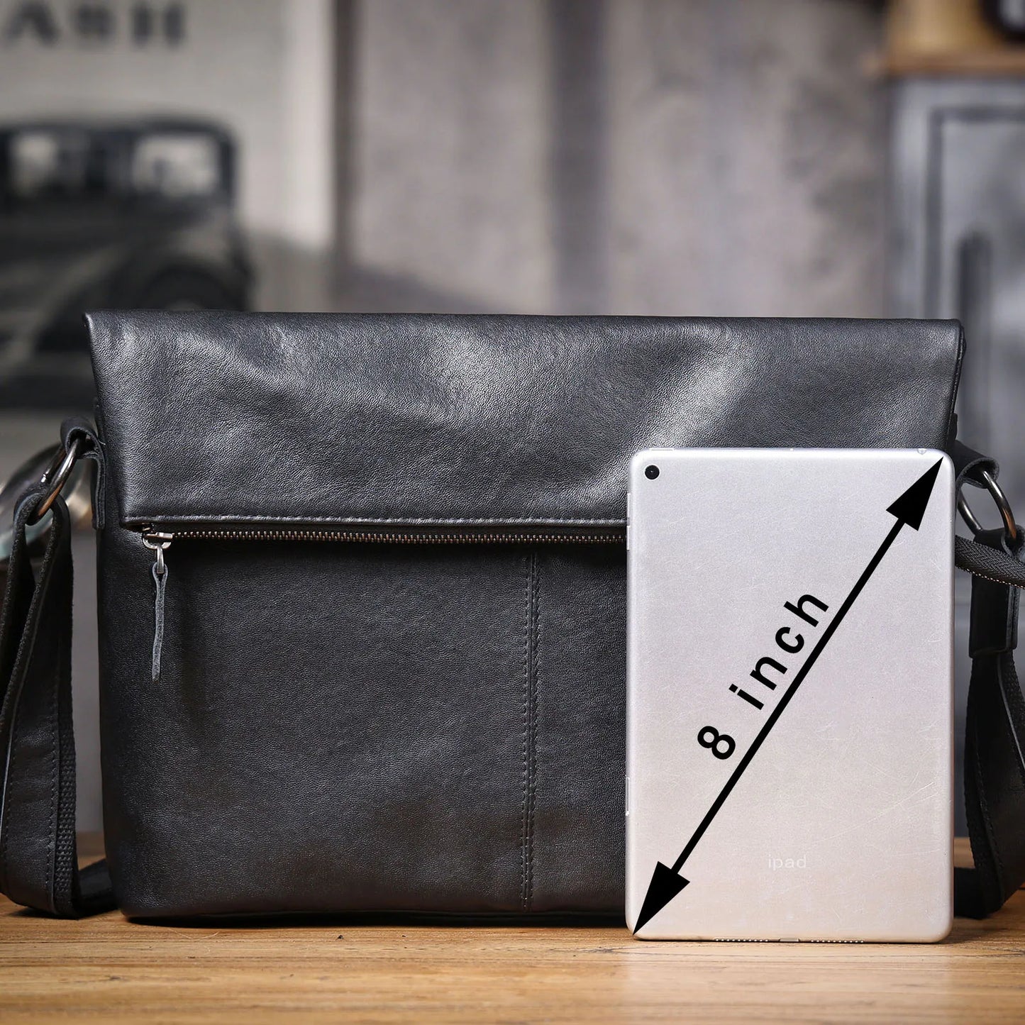 Genuine Leather Men's Shoulder Bag Crossbody Laptop Bags Simple Cowhide Top Layer Vegetable-tanned Leather Fashion Casual