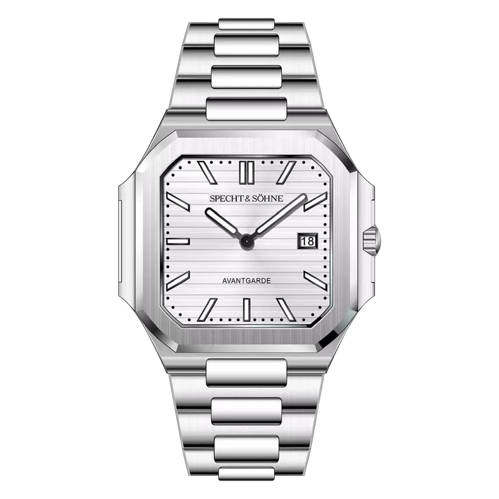 2025 New Fashion Cubic Specht & Söhne Watches For Men Ultrathin Steel Sapphire Crystal Quartz Wristwatch Relogio Masculino