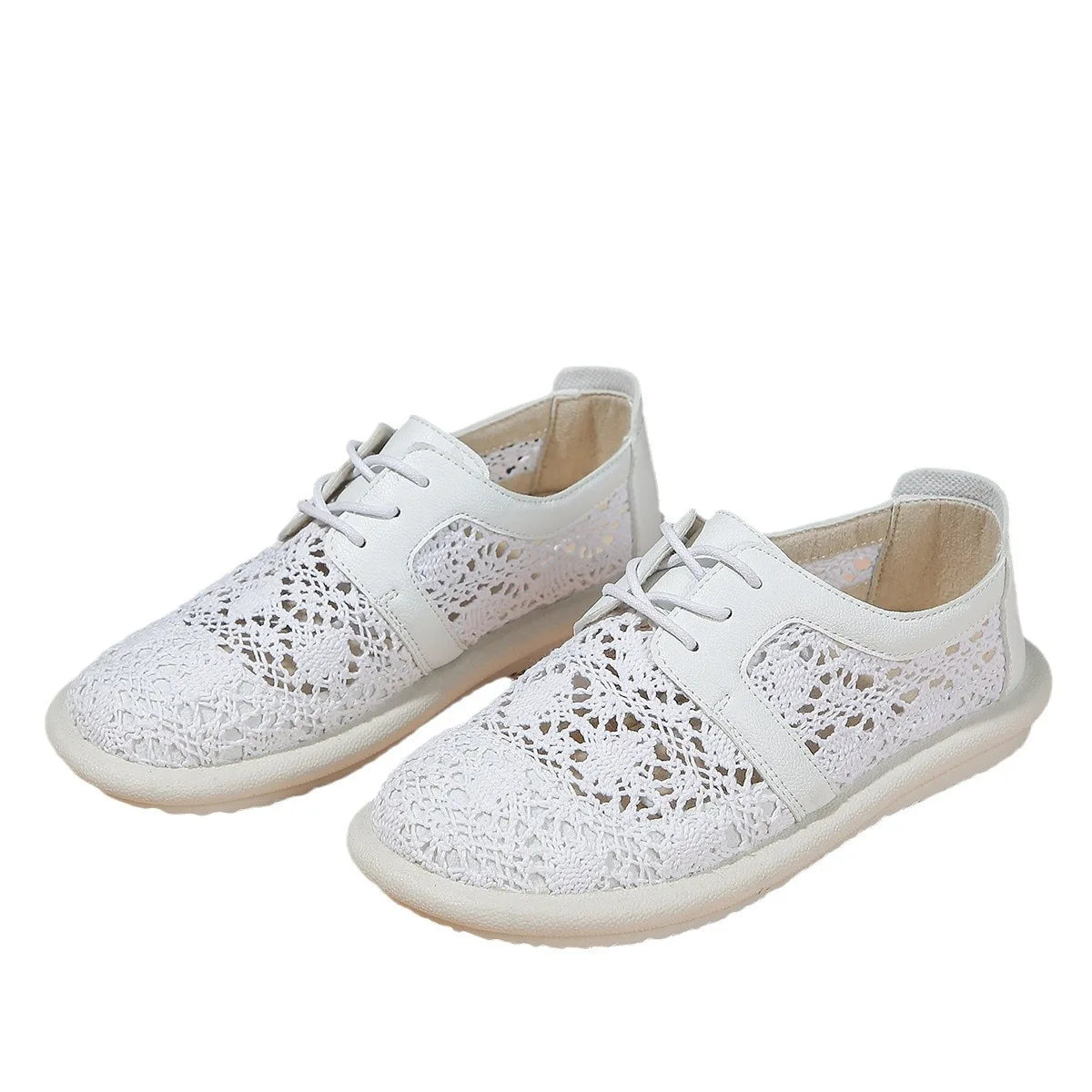 Women Sandals Shoes 2024 New Summer Women Luxury Sandals Designers Shoes Leather Breathable Platform Shoes Casual Ladies Sandals