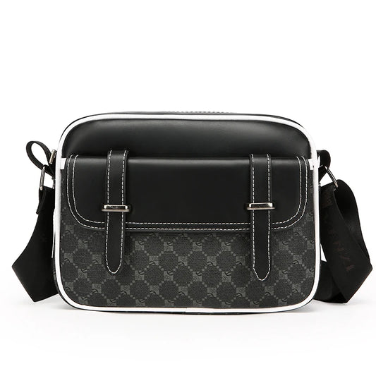 Fashion Casual Men Small Shoulder Bag Durable Soft PU Leather Men's Messenger Bag Luxury Design Male Shopping Handbag Phone Bag
