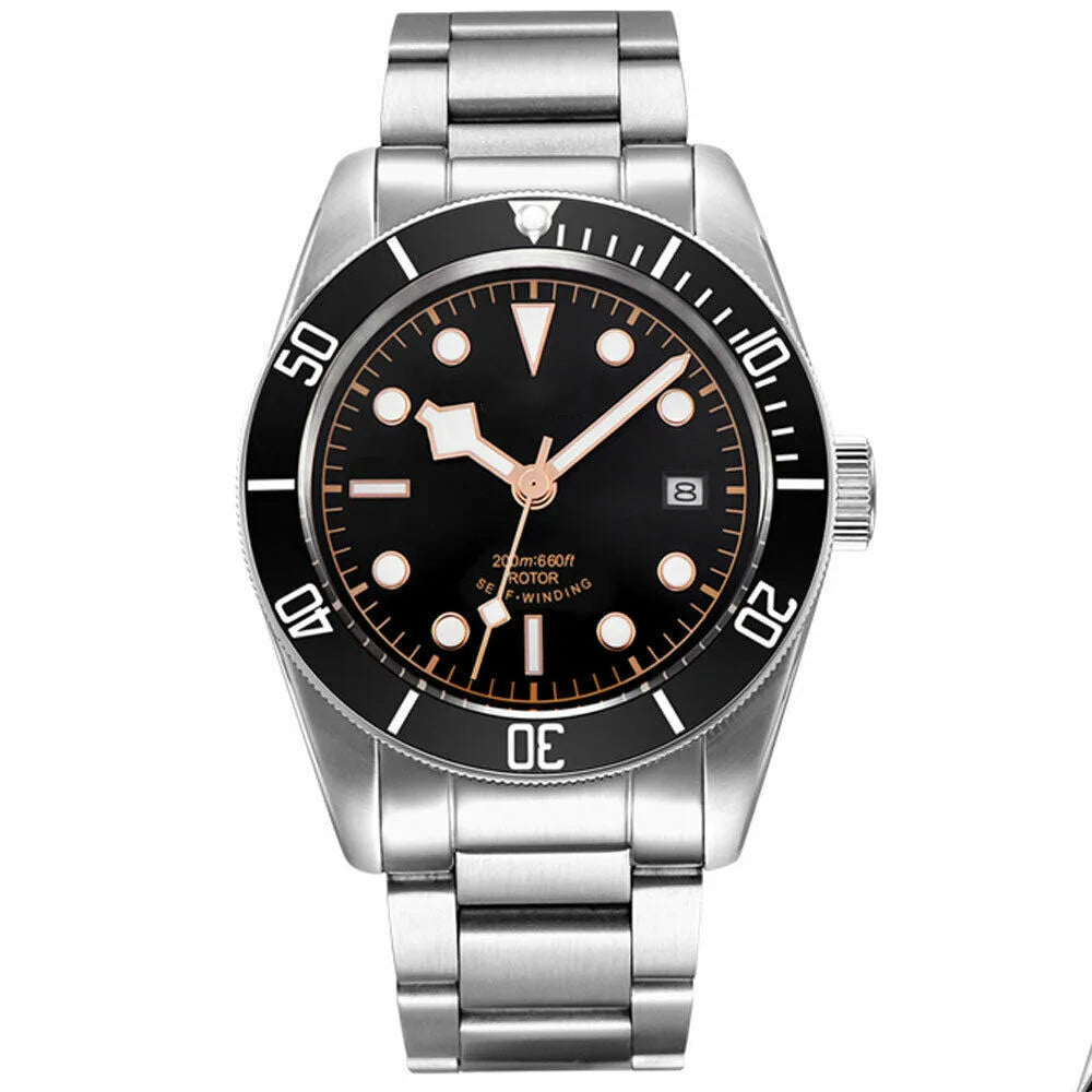 41MM Corgeut Men Mechanical Wristwatch Luxury nh35 Automatic Watches 100m waterproof Sapphire Glass Watch for Men Luminous Reloj