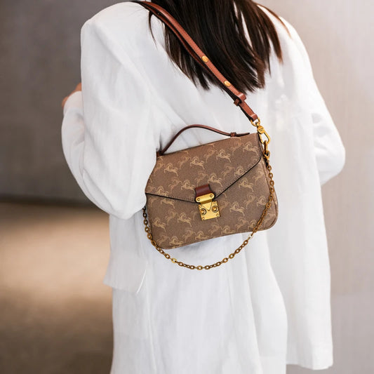 New Trend Shoulder Bag For Women Designer Crossbody Handbag Elegant Ladies Tote Purse Luxury Messenger Classic