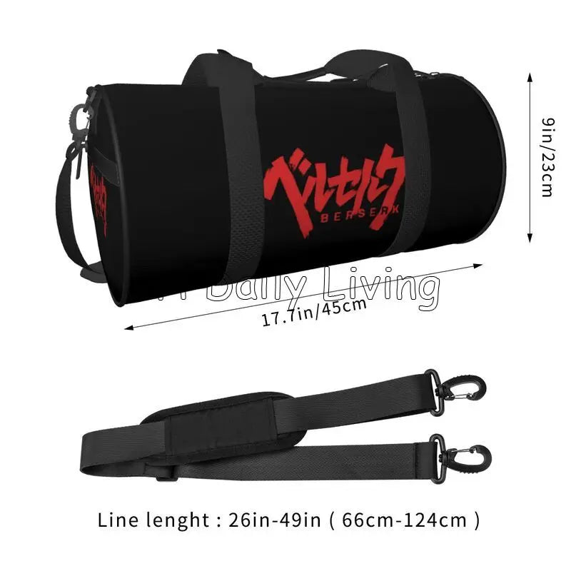 Japan Anime Berserk Gym Bag Fashion Street Waterproof Sports Bags Large Capacity Travel Handbag Novelty Fitness Bag for Couple