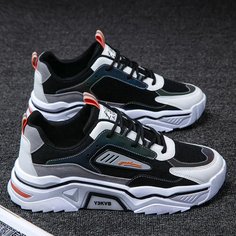 designer shoes men New Style Summer Breathable Wild Mesh Sports Casual Youth Increase Old Fashion Men's Shoes  sneakers