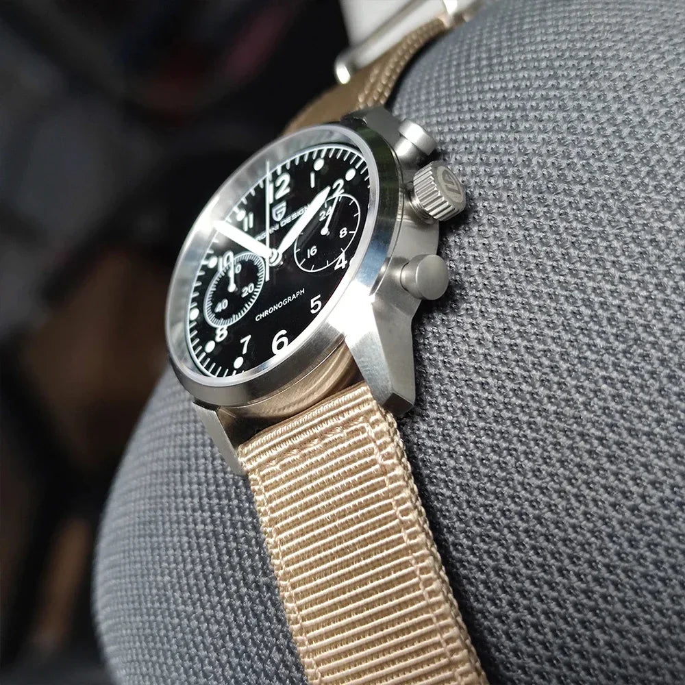 2025 PAGANI DESIGN Quartz WristWatch VK64 Multifunctional Watches Sapphire AR Coating  Stainless steel Waterproof Watch for Men