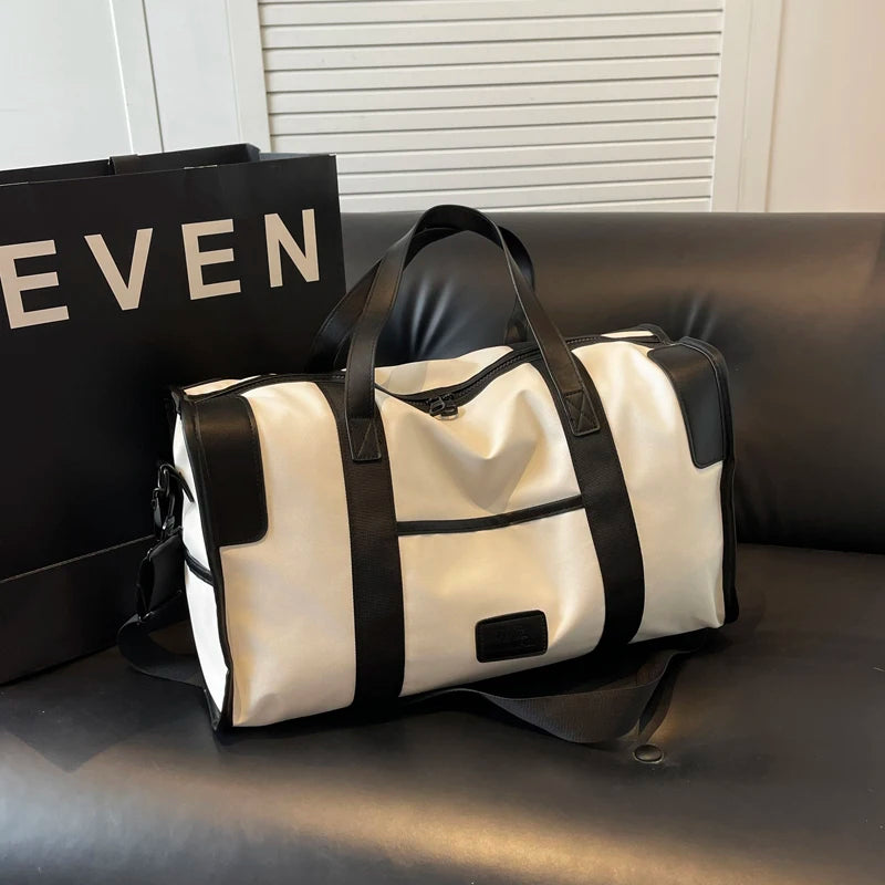 Large-Capacity Travel Bag for Short-Distance Business Trips, Lightweight Storage Bag, Luggage Bag, Fitness Bag, Single Shoulder