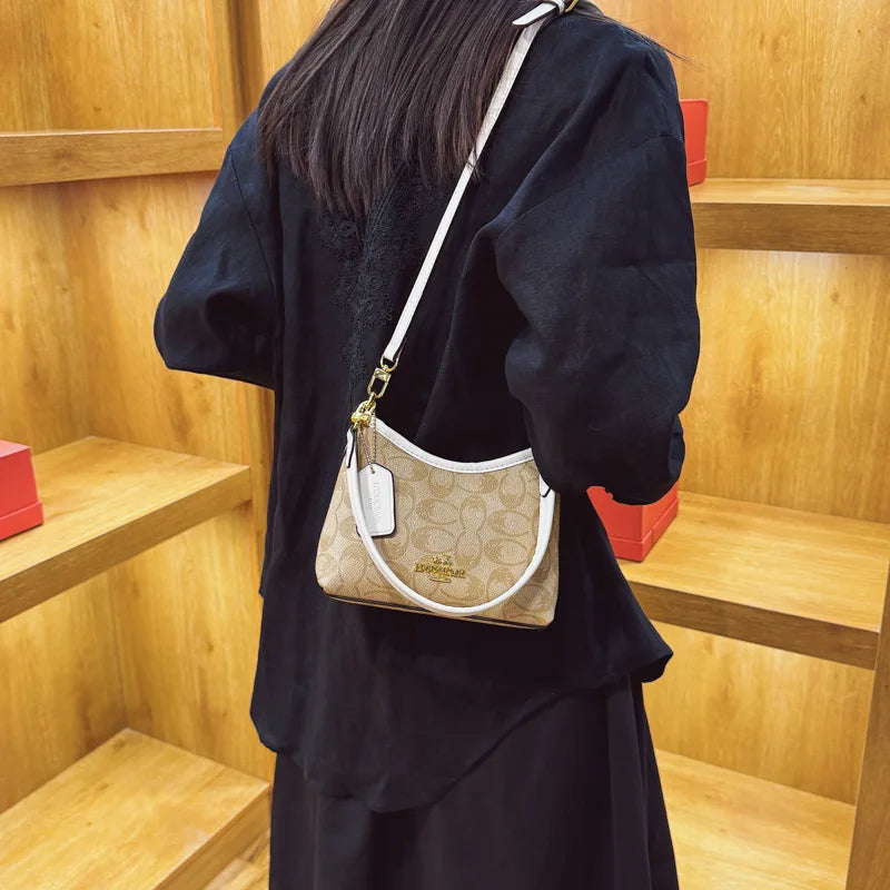 Ladies Elegant Underarm Handbags Geometric Print Wallets For Women Hobo Handbags Hand Bag Ladies Shoulder Crossbody Bags