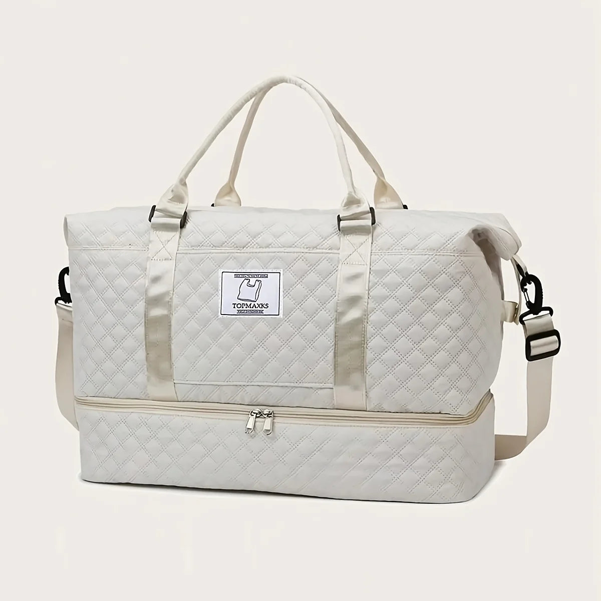 Large capacity, lightweight, foldable luggage bag, independent shoe compartment, casual and convenient storage bag,