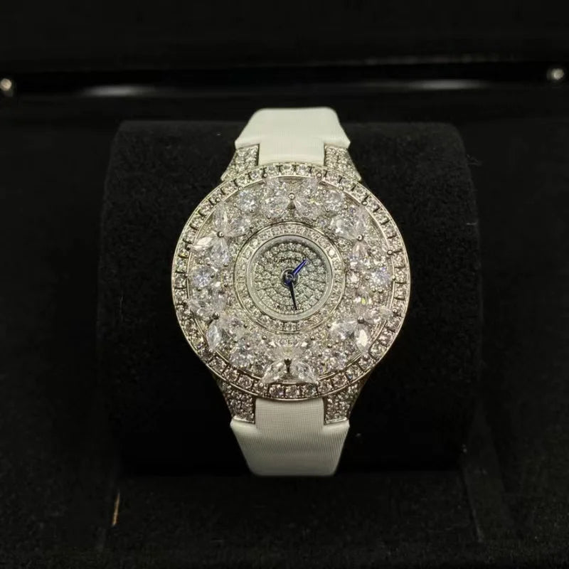 Luxury Colorful Women's Watch Quality Jewel Wristwatch Bracelet Elegant Timepiece for Ladies Luxury Brands Quartz Watches clock