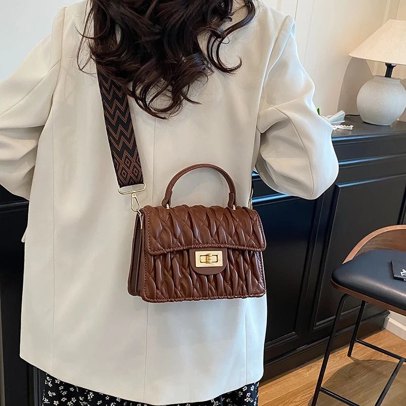 Popular Crossbody-Bag For Women, Genuine Leather Handbags By Famous Designer, Elegant Shoulder Bag For Ladies