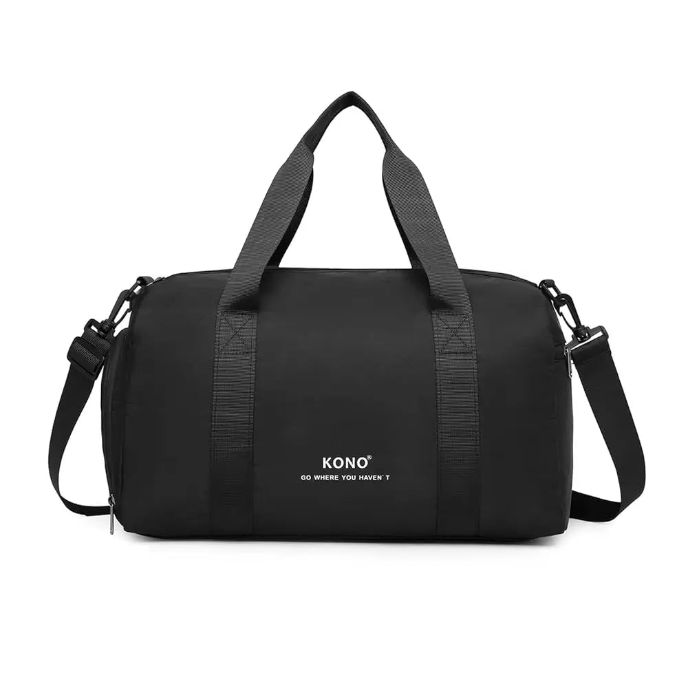 Kono hand luggage bag for Ryanair & EasyJet, 40x20x25 cm, waterproof, with shoulder belt and shoe bag, ideal for air travel