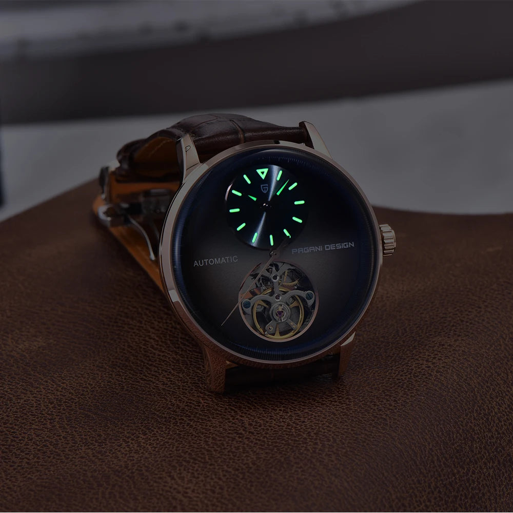 PAGANI DESIGN 2025 New 42MM Pilot Watch Fashion Leisure Mechanical Watch Night Light Automatic Men's Watch 100m Waterproof