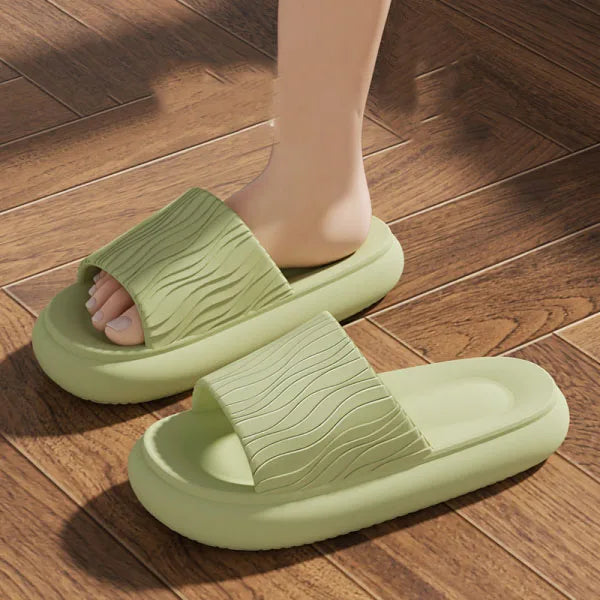 Eva Sweethearts Step On The Sense of Shit Slippers 2025 New Summer Home Wear Soft-soled Non-slip Shoes Simple Women's Slippers