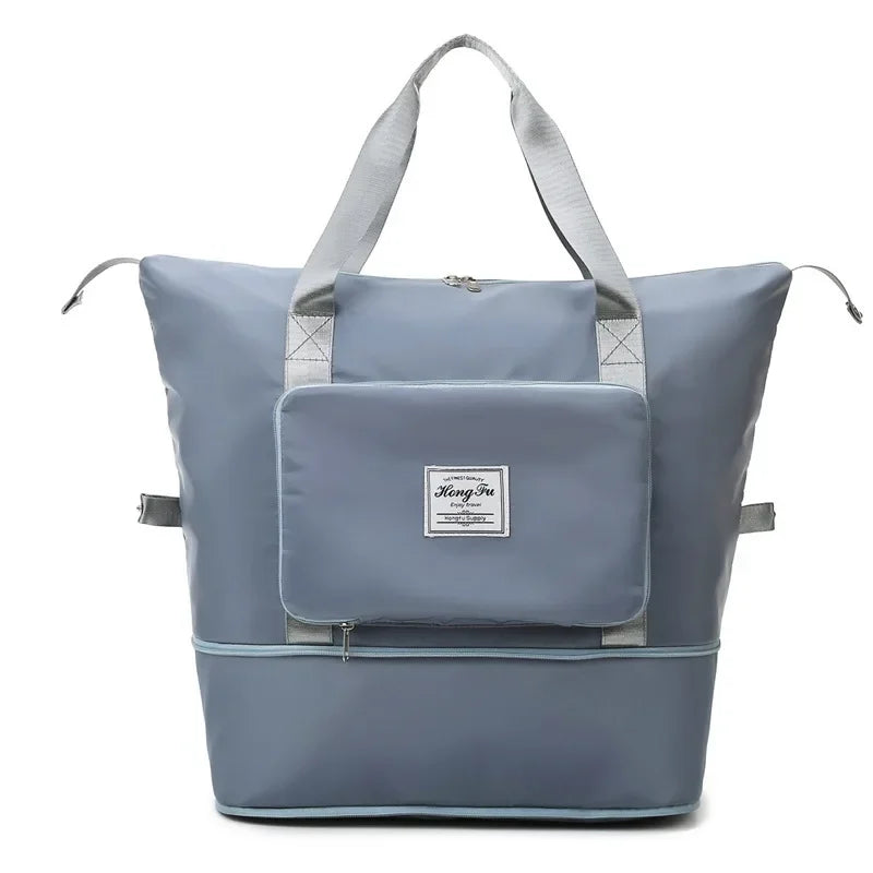 Customizable Women Foldable Large Capacity Women Gym Bags Shoulder Bag Women Training Travel Handle Handbag