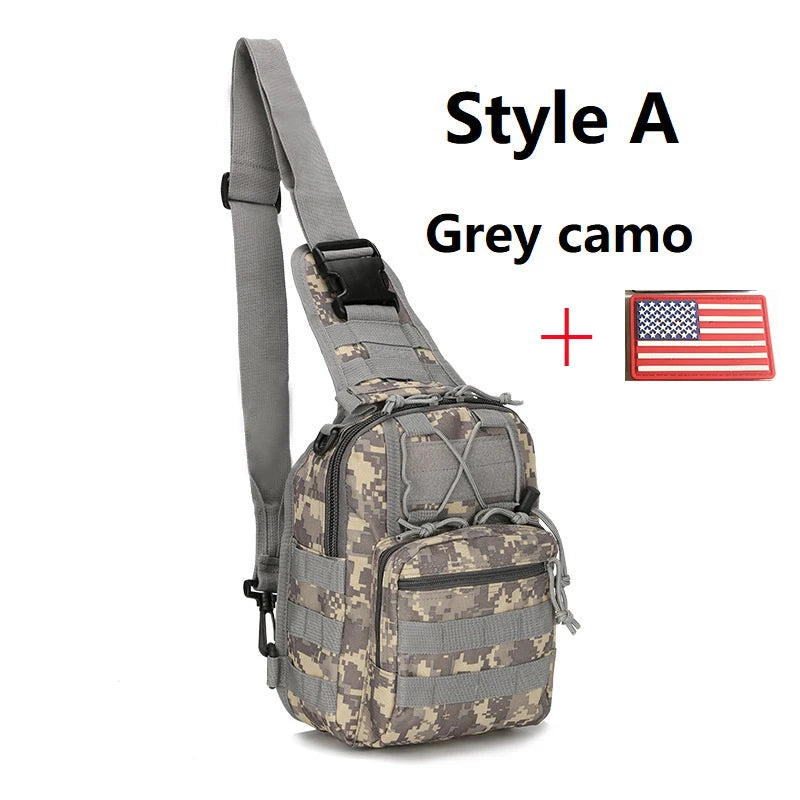 Sling Backpack Molle Waterproof Rucksack Bag Shoulder Bags Hiking Camping Travelling Backpacks Chest Bags
