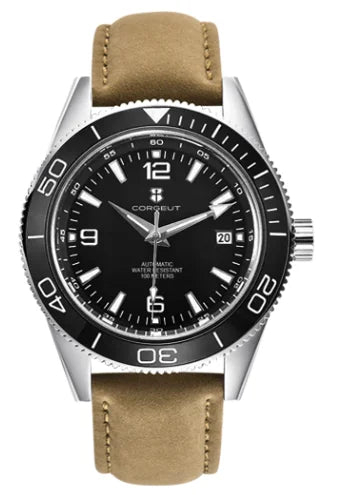 Luxury Corgeut Men's Watch 41mm Ceramic Bezel Waterproof 100m Sapphire Mechanical Diver Military NH35 8215 Automatic RELOJ